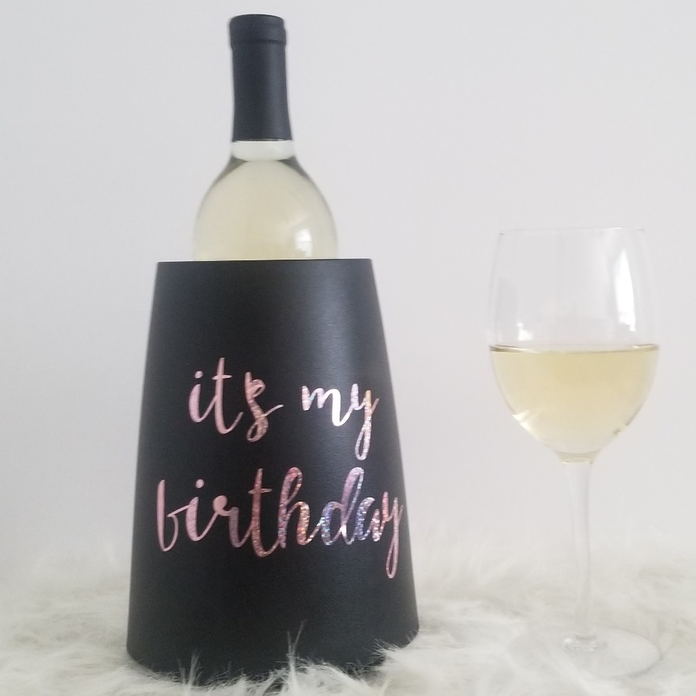 GLITTER IT'S MY BIRTHDAY ACTIVE WINE COOLER